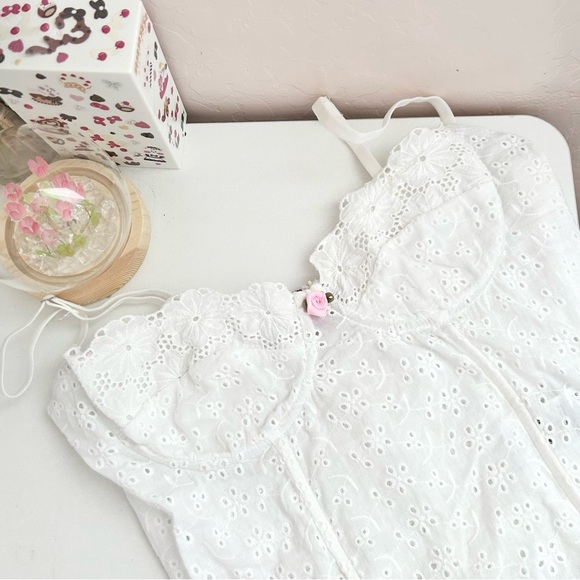 Edikted Tops - Edikted White Corset